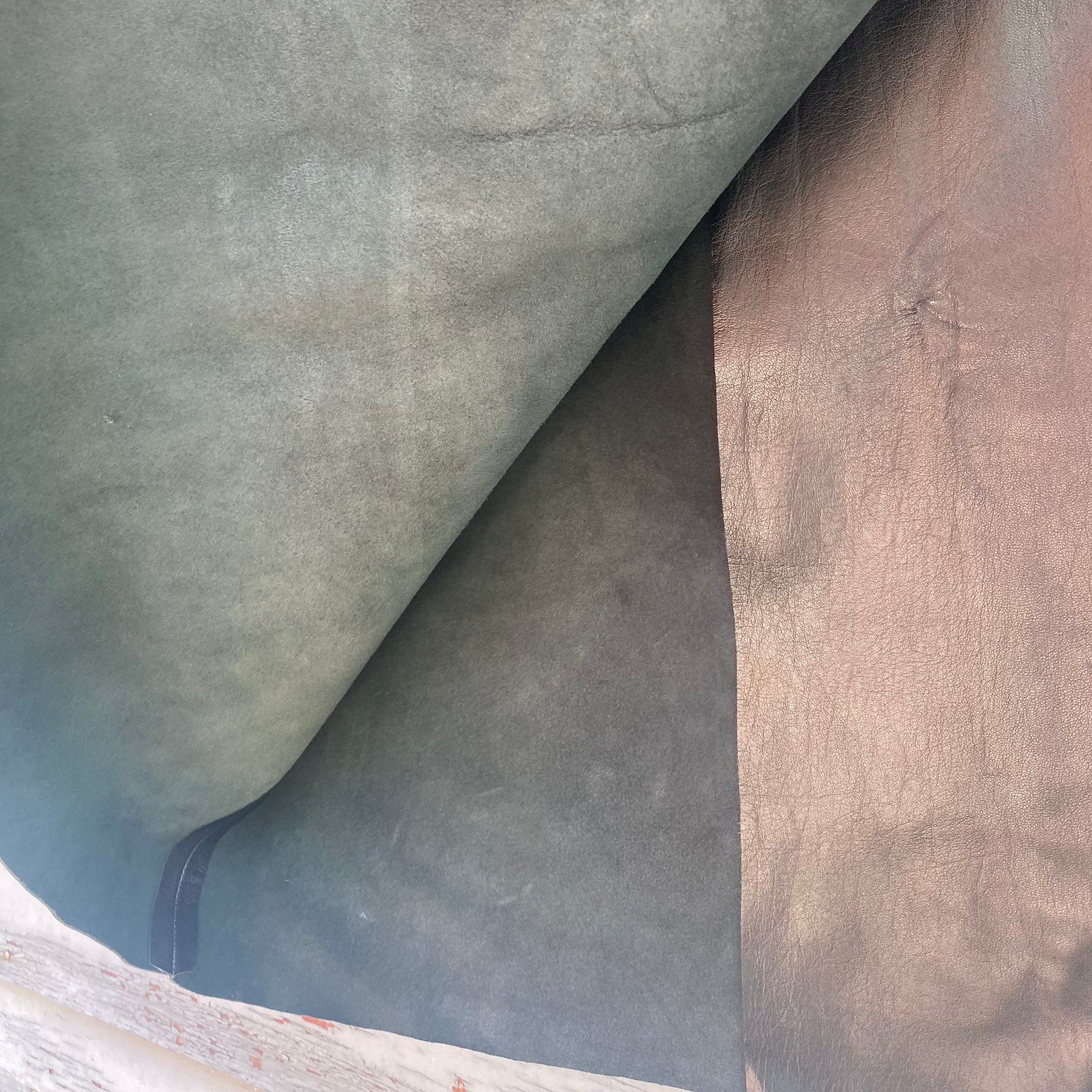 Vintage Black Leather Wrap Skirt - Size XS