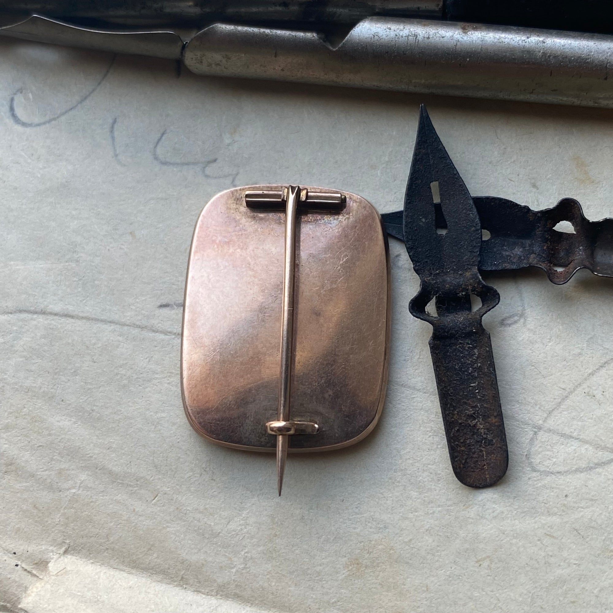 Antique Georgian Silhouette Brooch by John Field