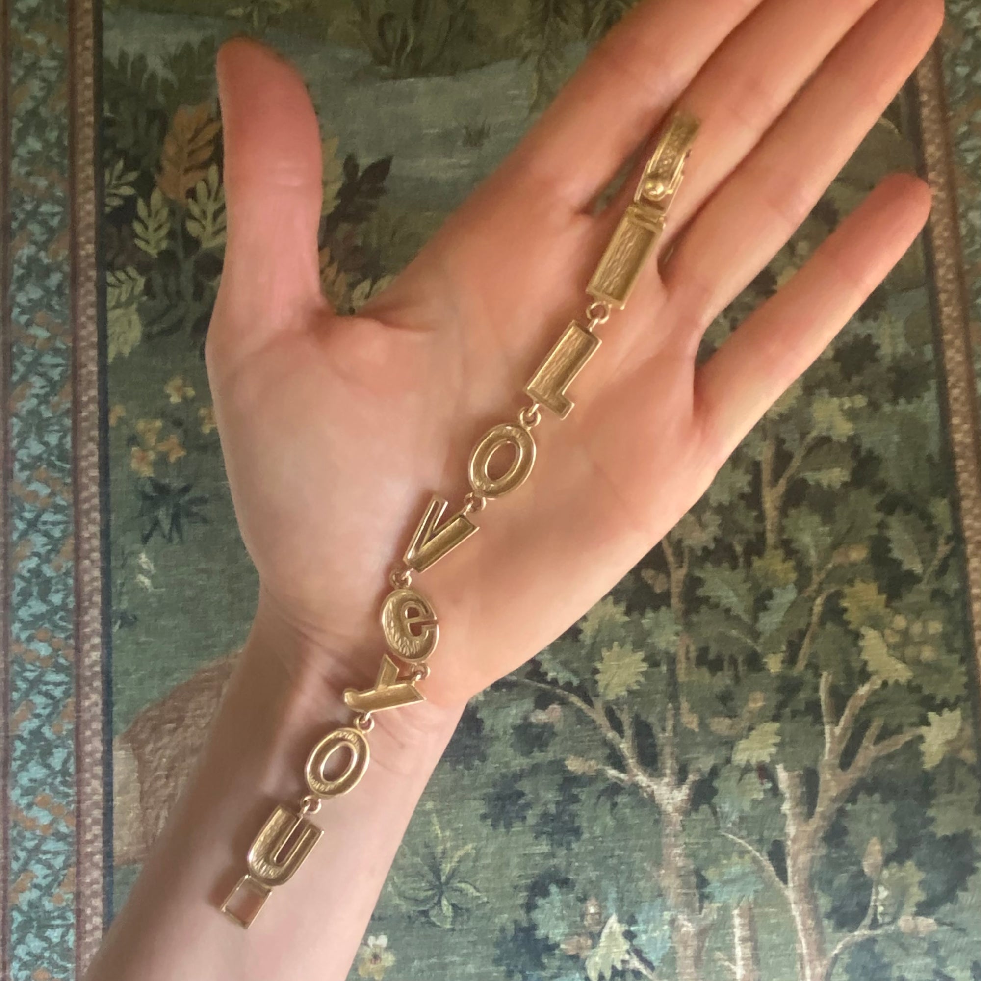 vintage i love you bracelet jewelry jewellery toronto canada