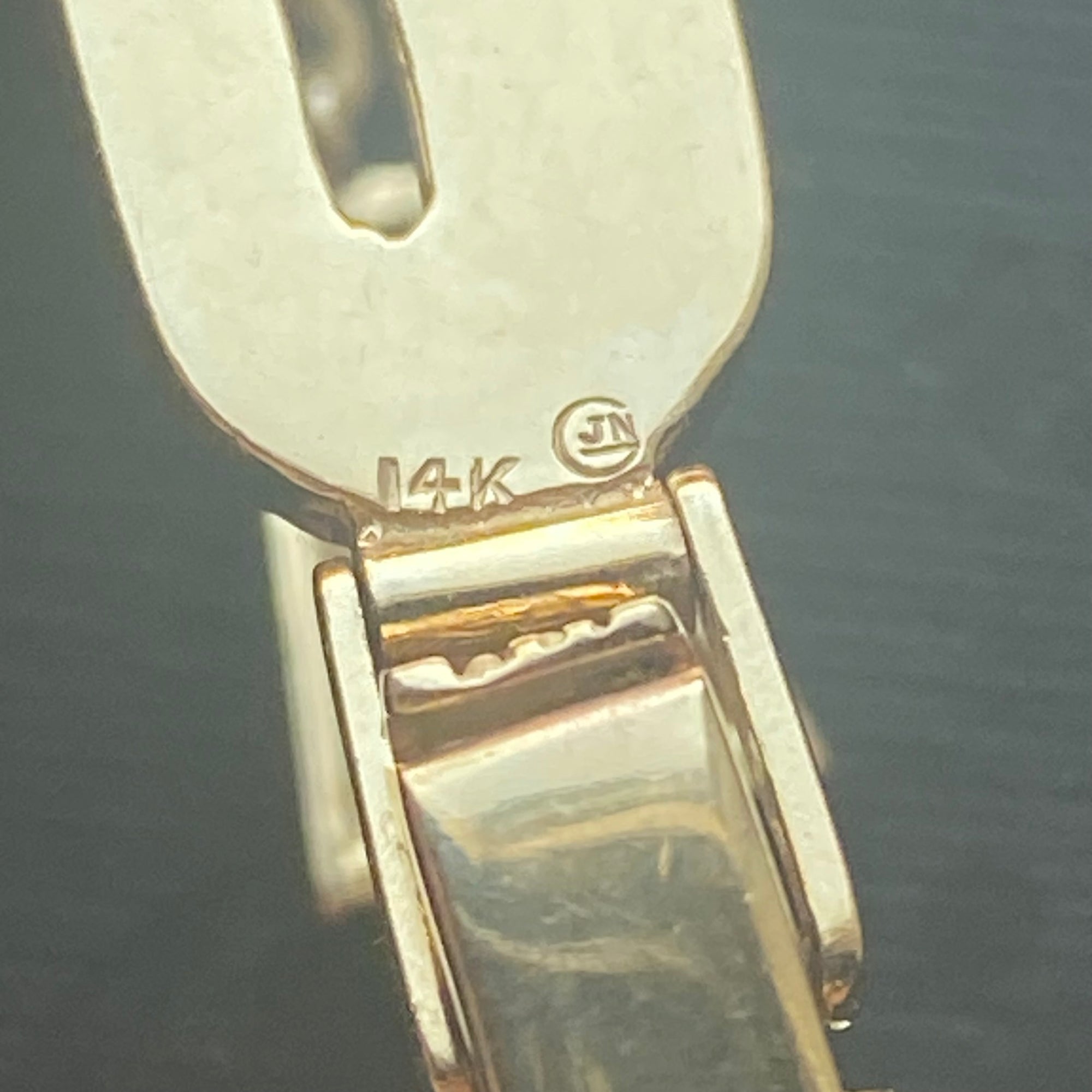 Vintage Mid-Century "I Love You" Bracelet - 14k
