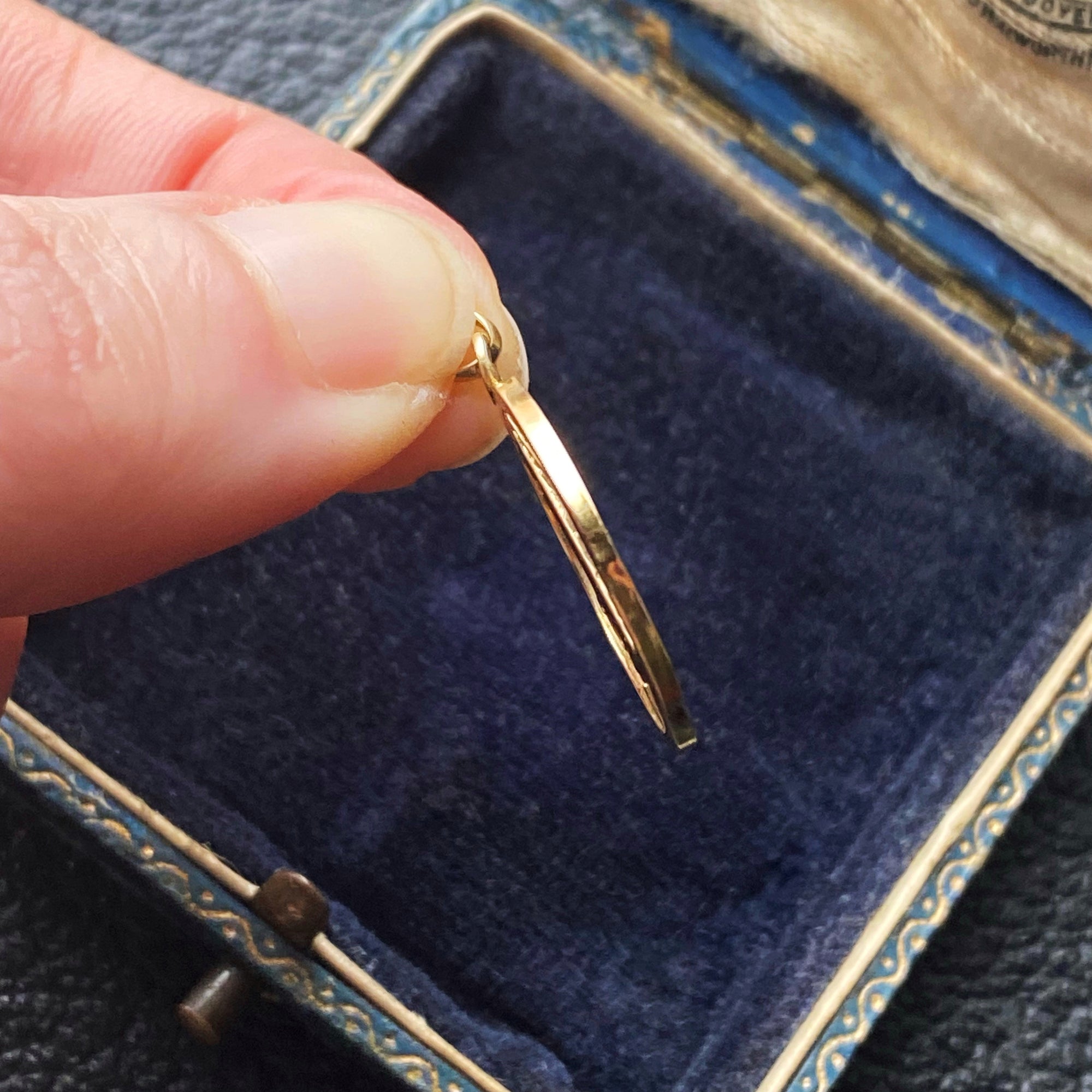 Rare French Art Deco "13" Charm - 18k