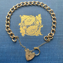 gold curb link bracelet