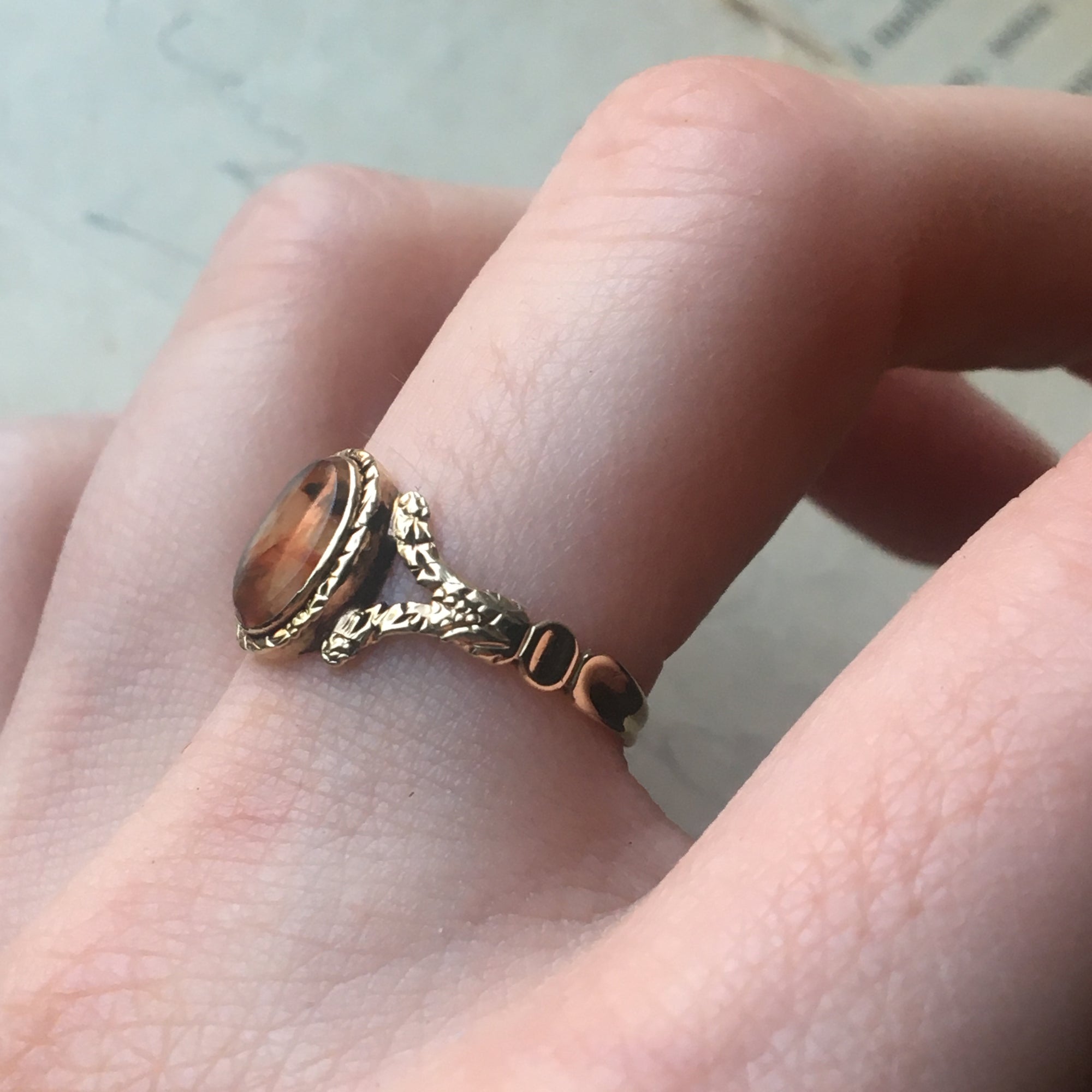 Georgian Agate Ring - Size 5.75/6