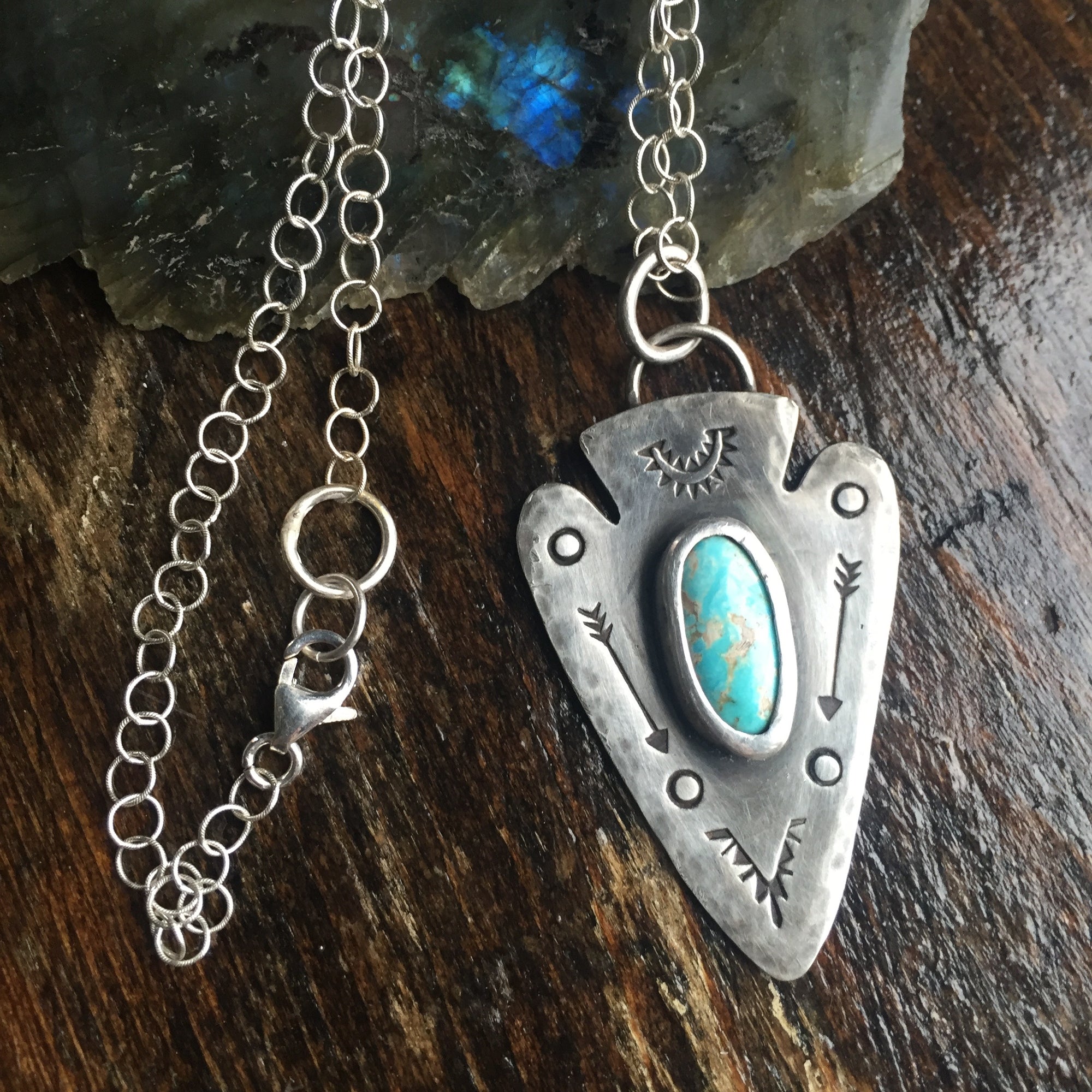 I Must Go Arrowhead Necklace