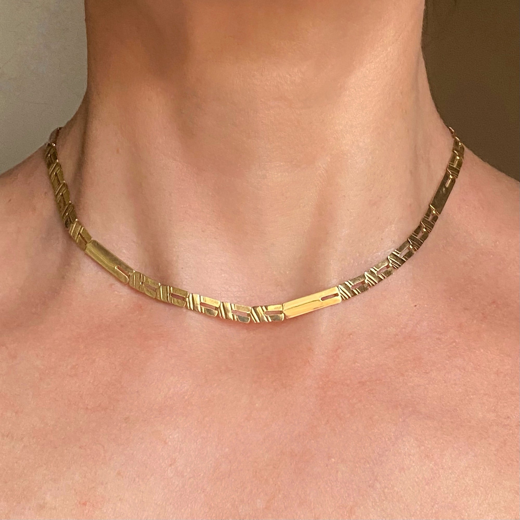 18k choker