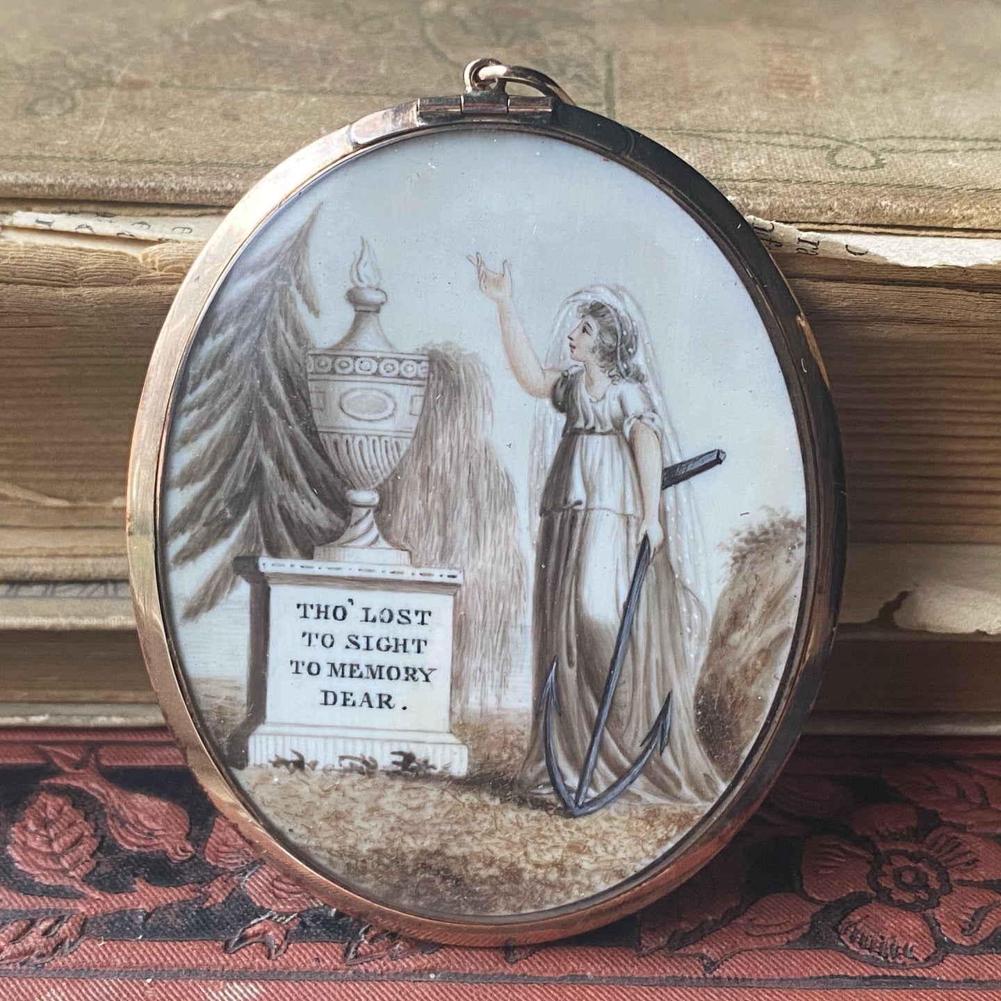 Georgian mourning locket