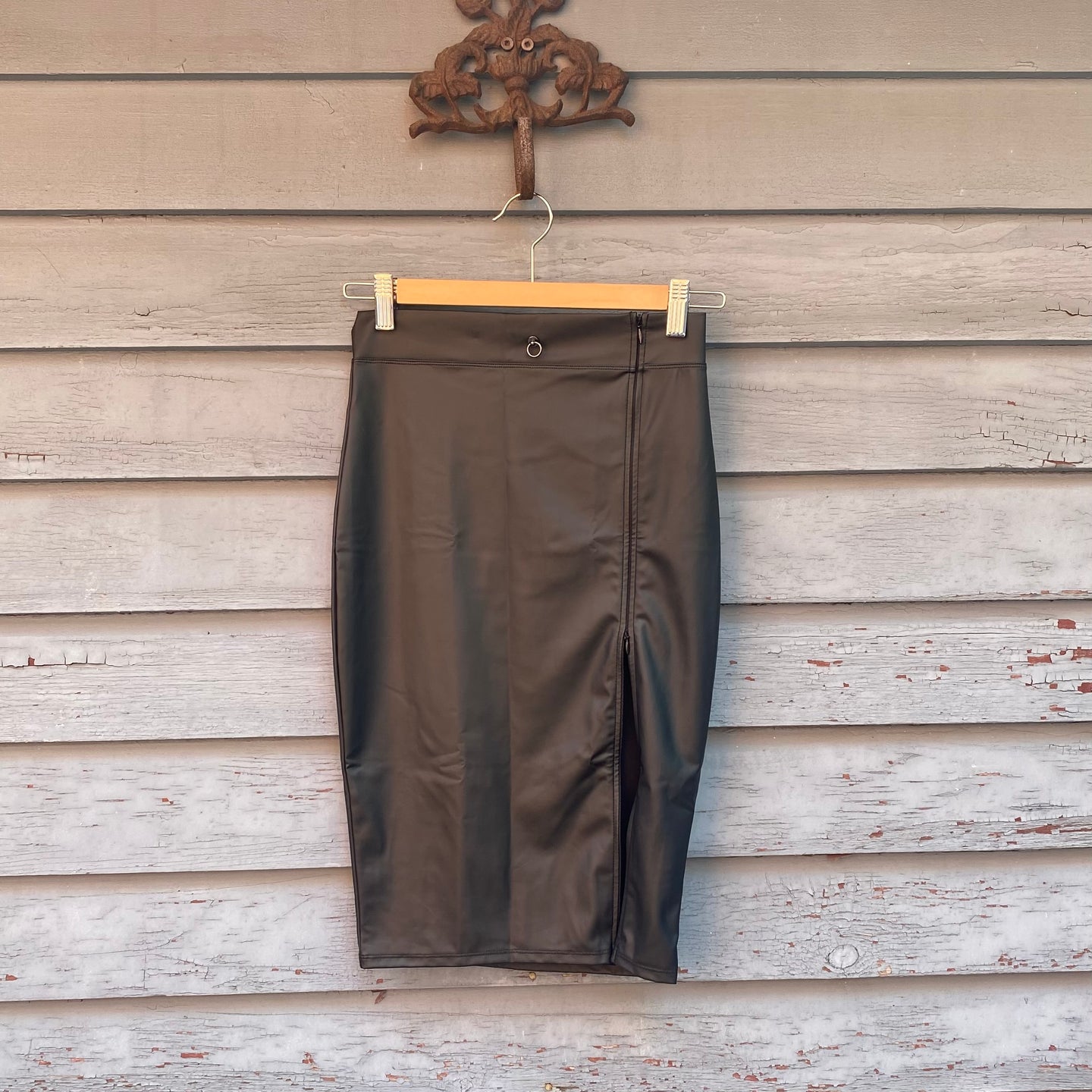 New With Tags Chambre Noir Maison Close Sexy Black Pencil Skirt - Size 4 (runs small)