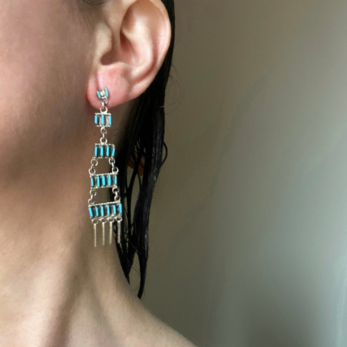 turquoise earrings