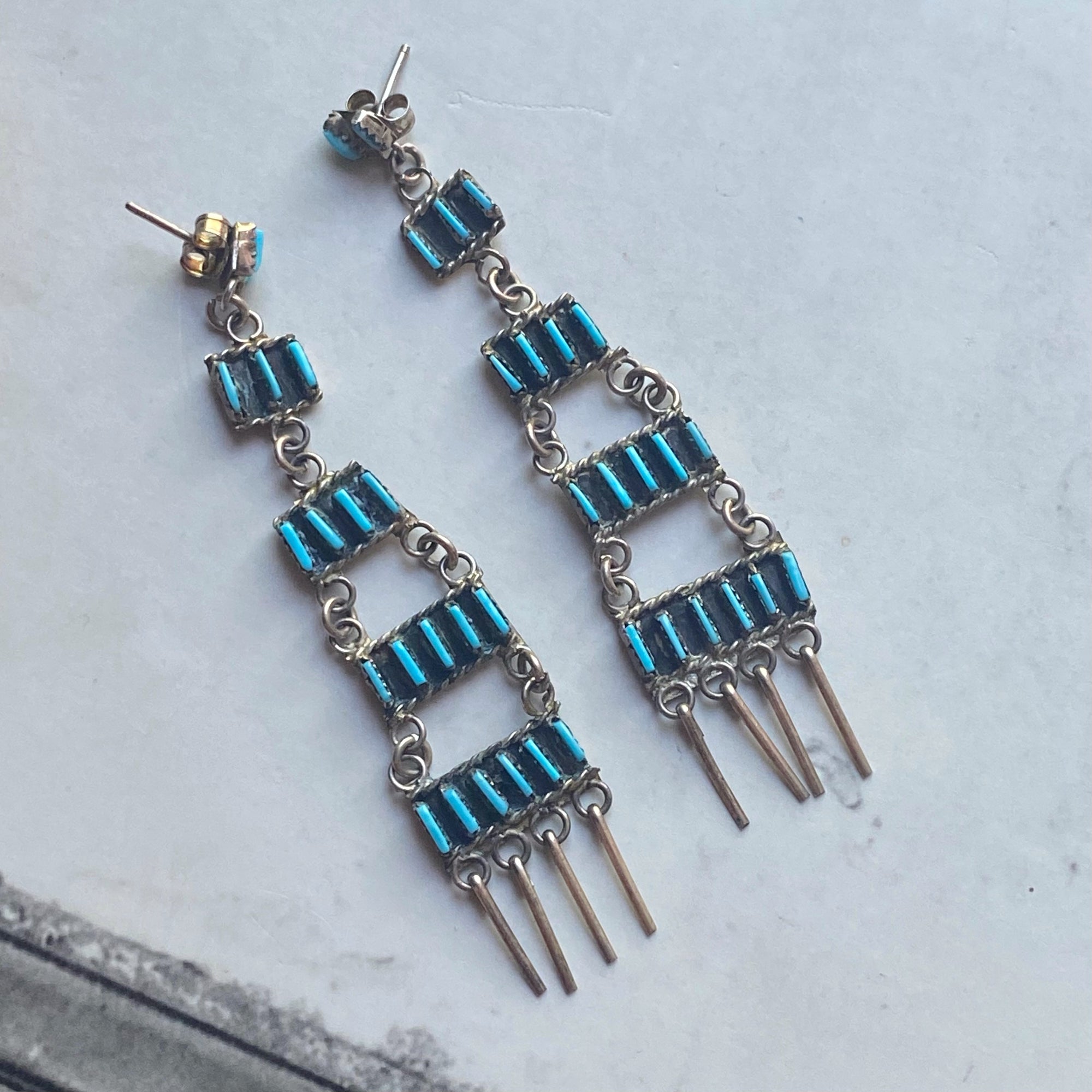 Zuni chandelier earrings