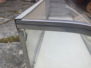 Antique Countertop Curved Glass Display Case - LOCAL PICKUP ONLY