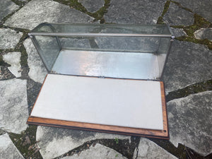 Antique Countertop Curved Glass Display Case - LOCAL PICKUP ONLY