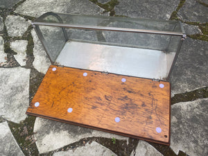 Antique Countertop Curved Glass Display Case - LOCAL PICKUP ONLY