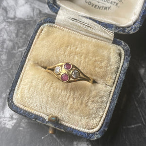 vintage quatrefoil ring