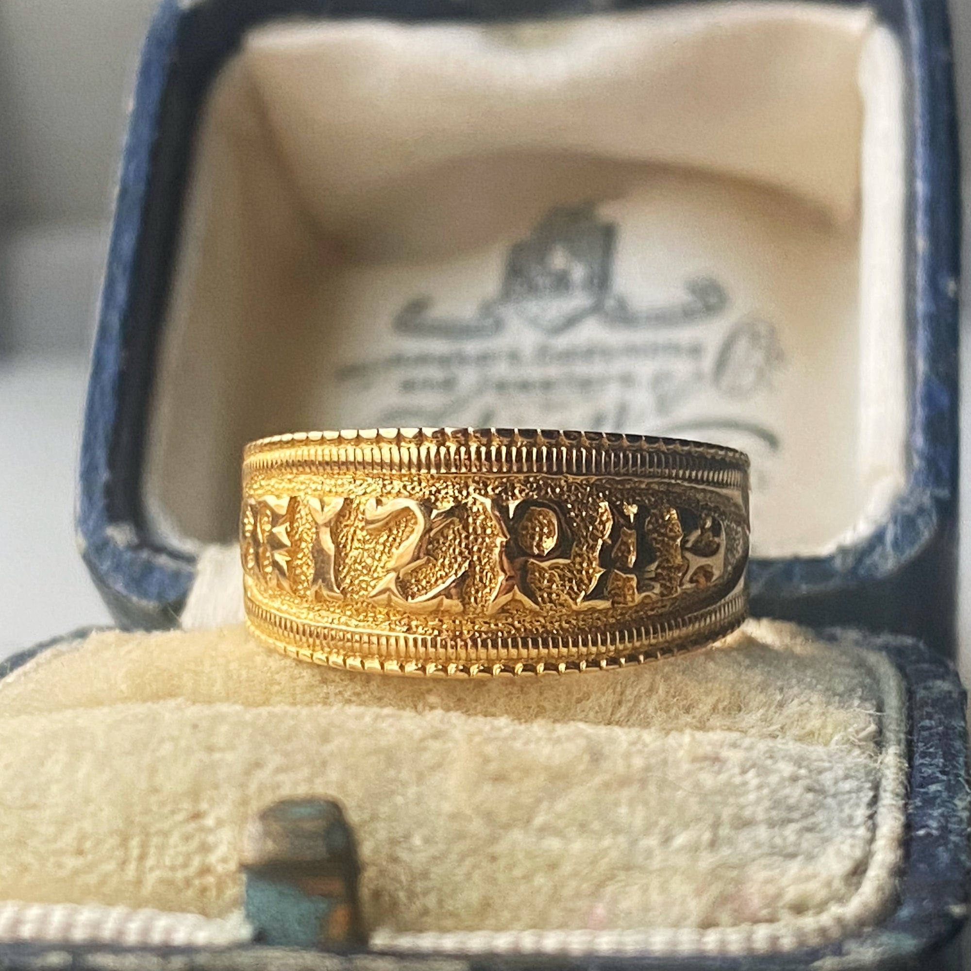 antique mizpah ring