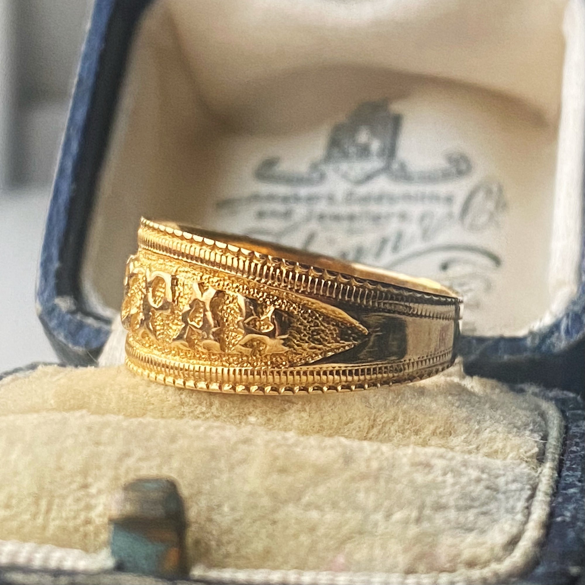 Victorian mizpah ring