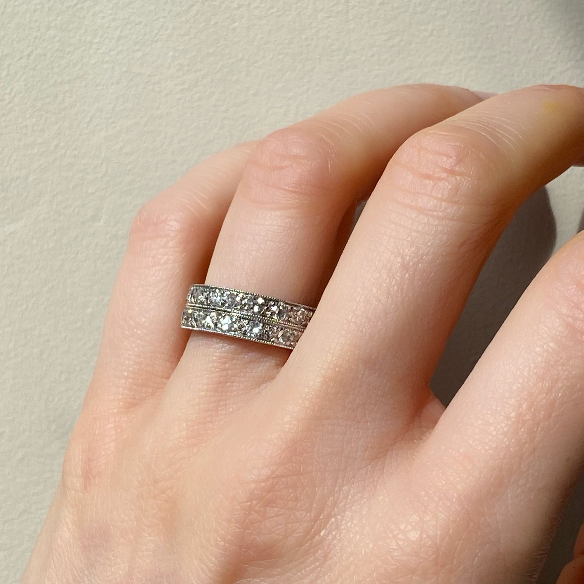 three quarter eternity ring