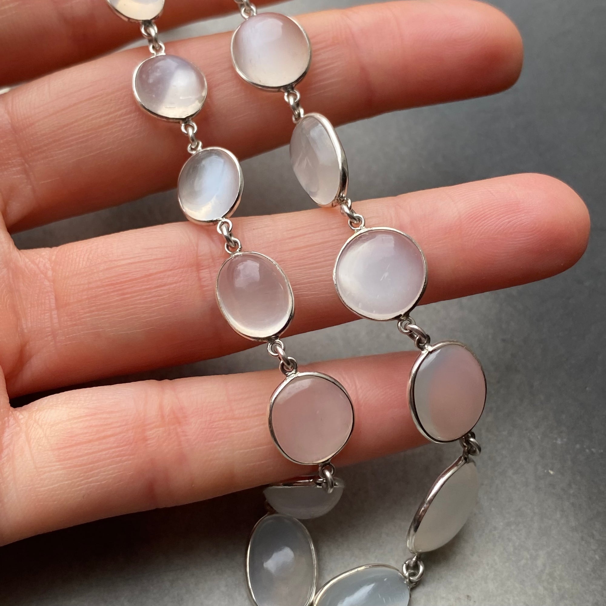 antique moonstone necklace
