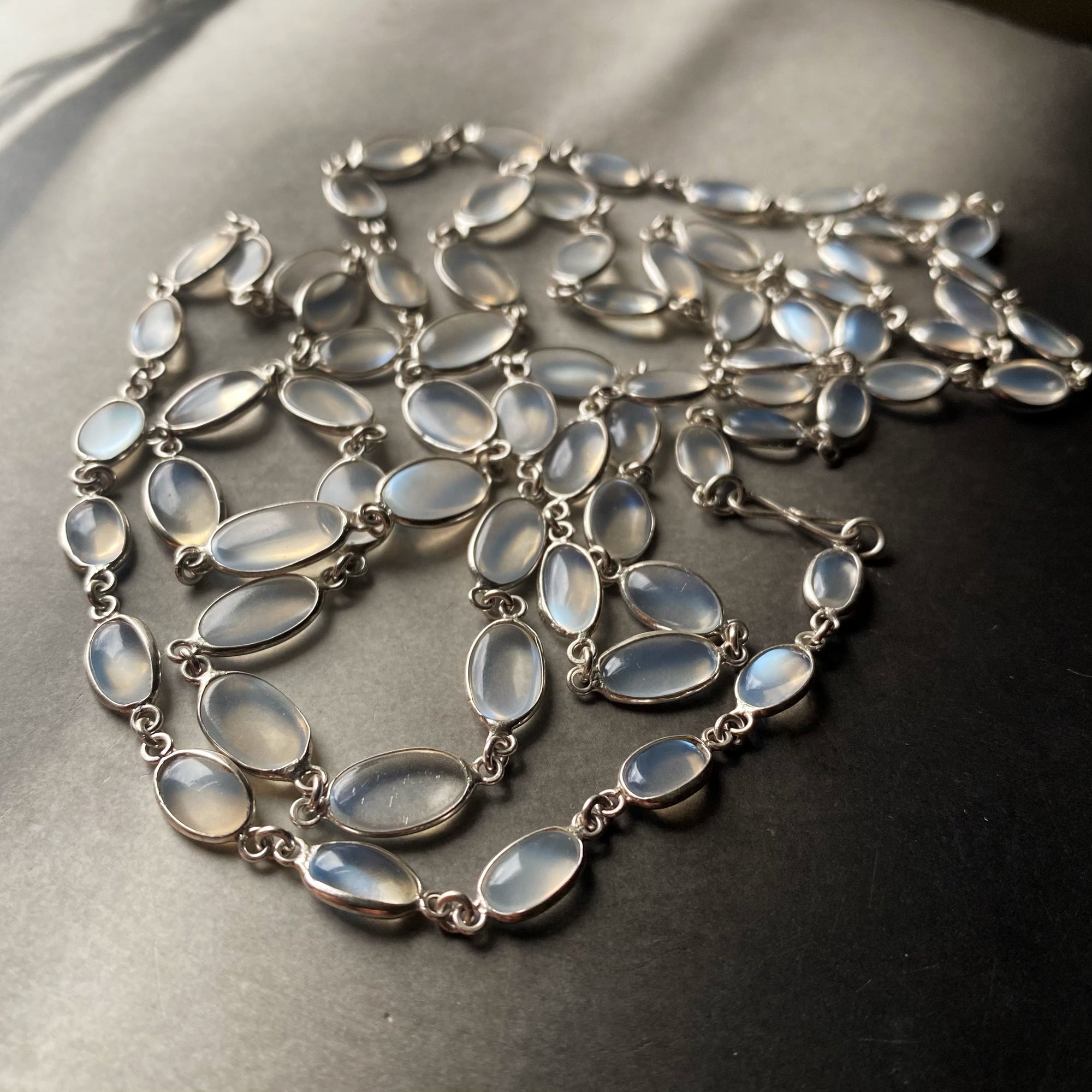 antique moonstone necklace