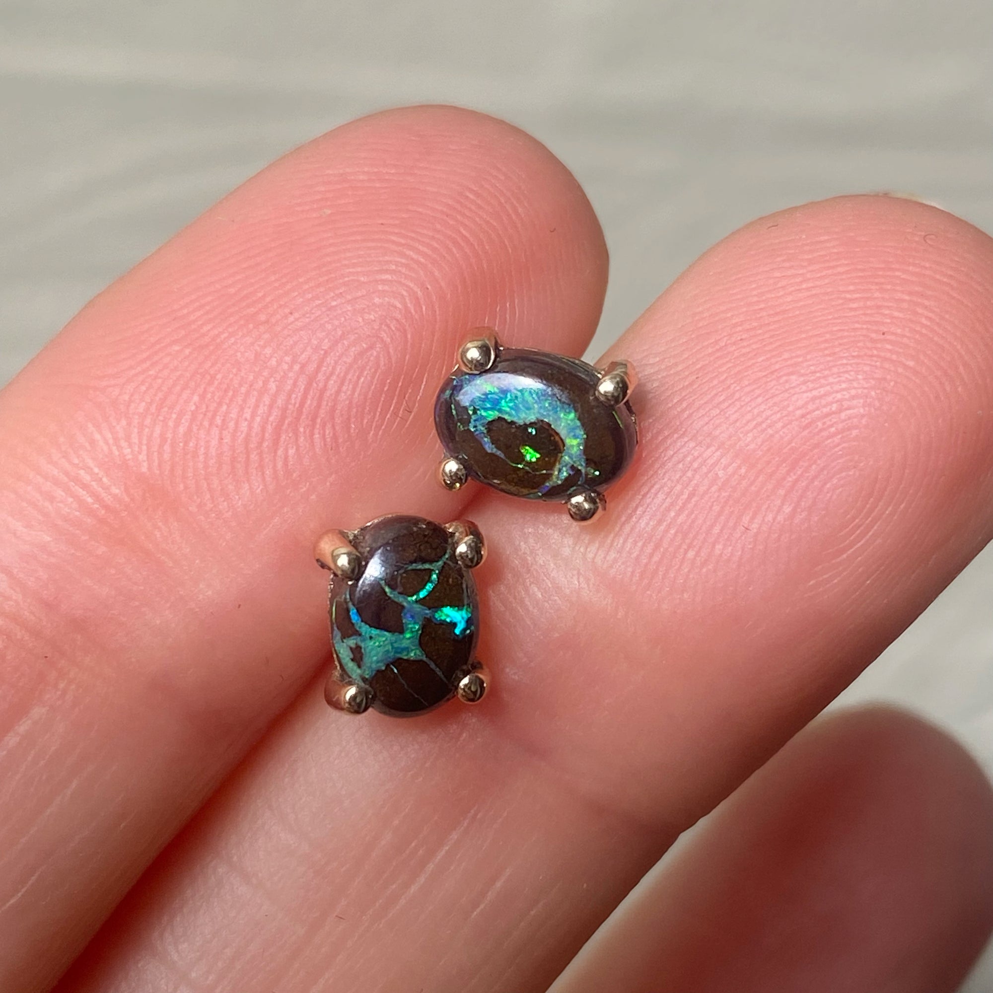 opal earrings