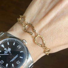 gold horseshoe bracelet