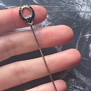 antique mourning stickpin