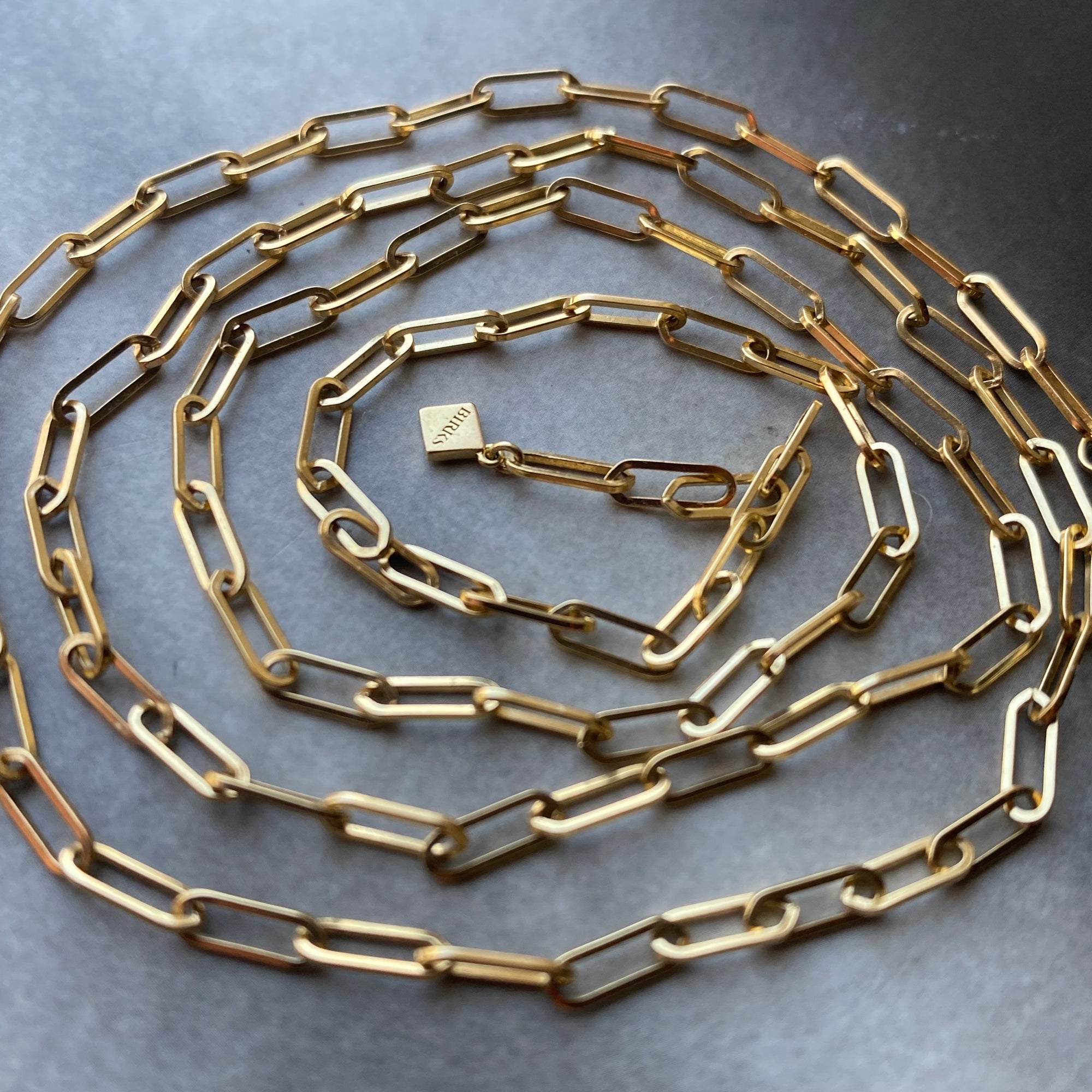 paperclip chain 18k