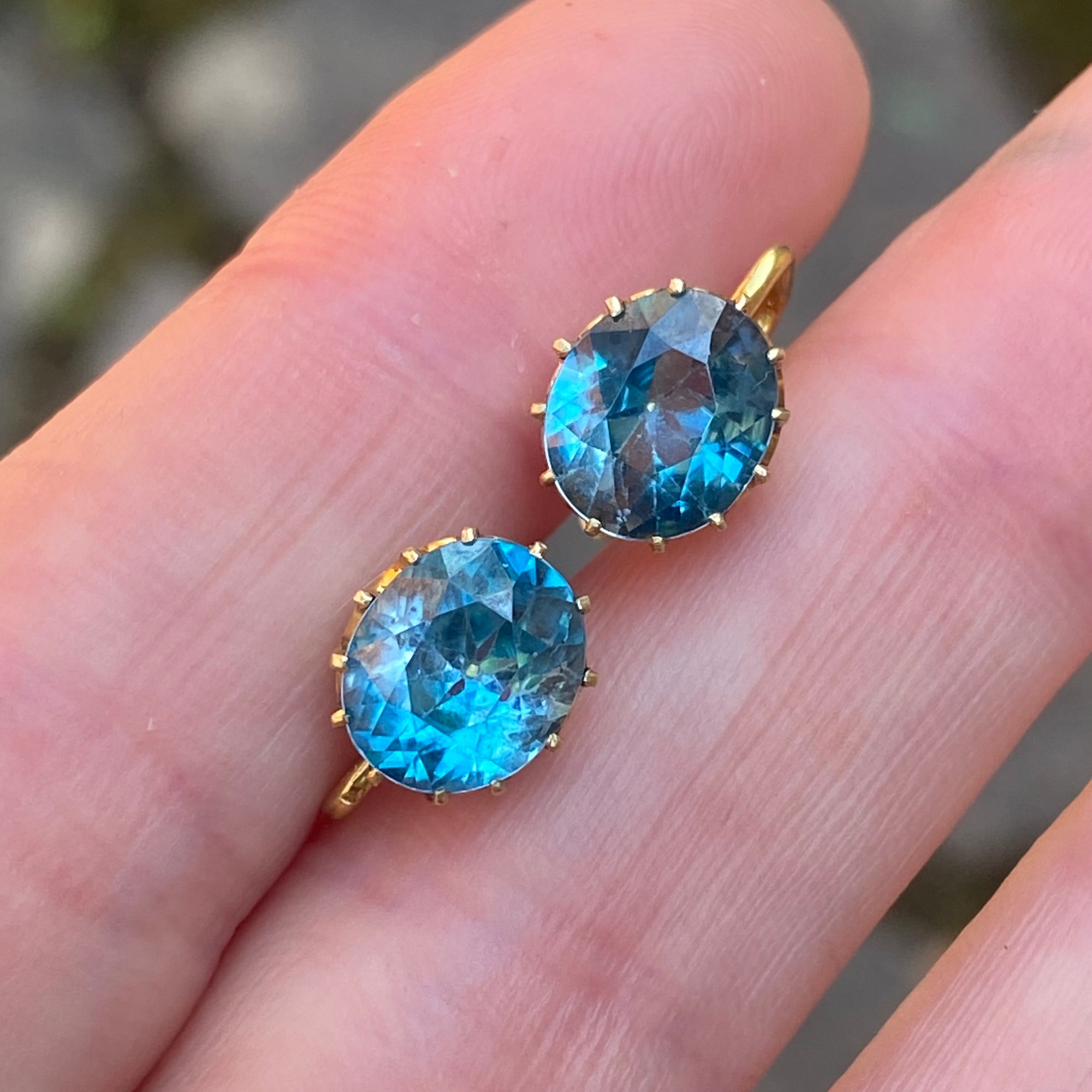zircon earrings