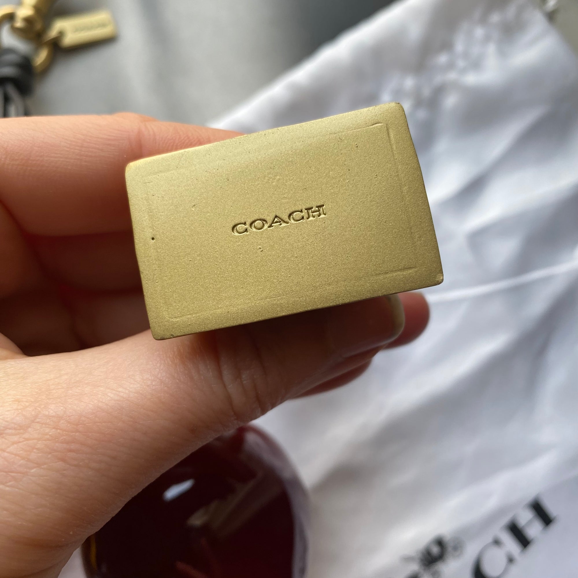 Coach New York Cluster Bag Charm Taxi, Apple and Empire State Building