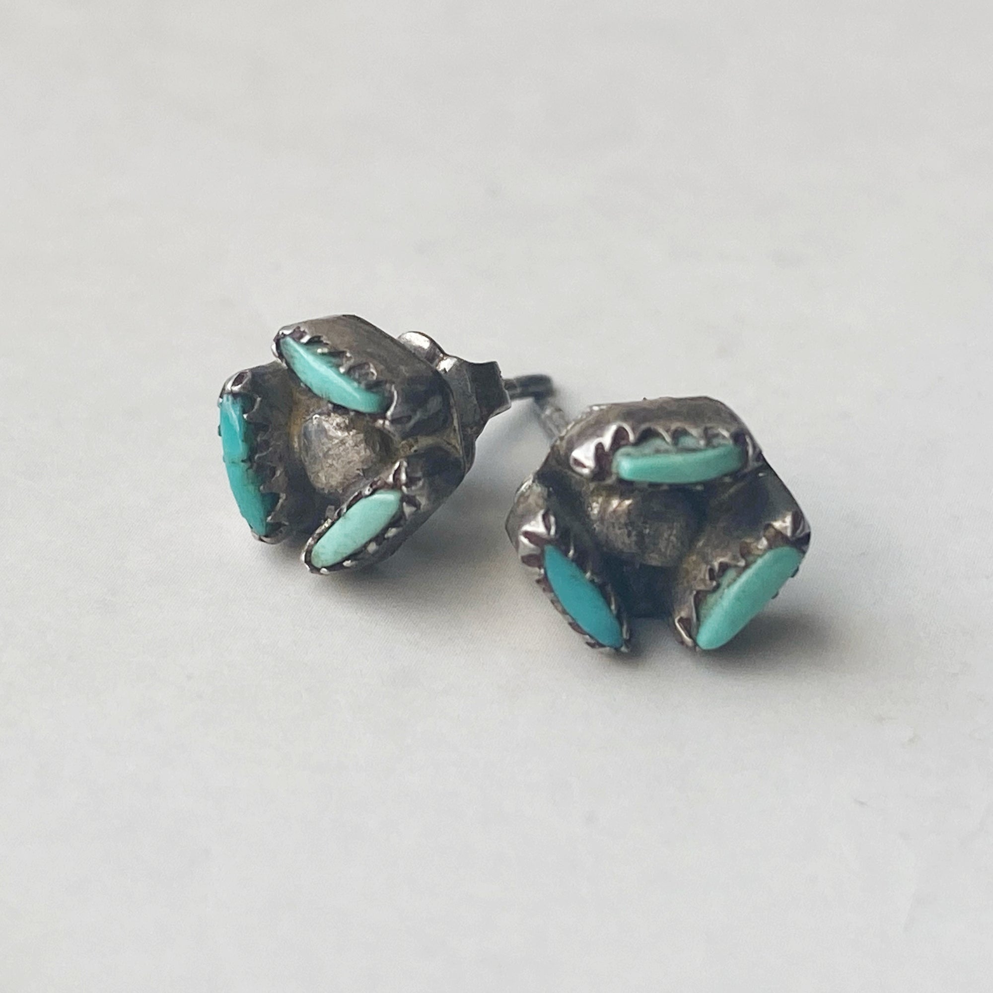 Zuni turquoise earrings
