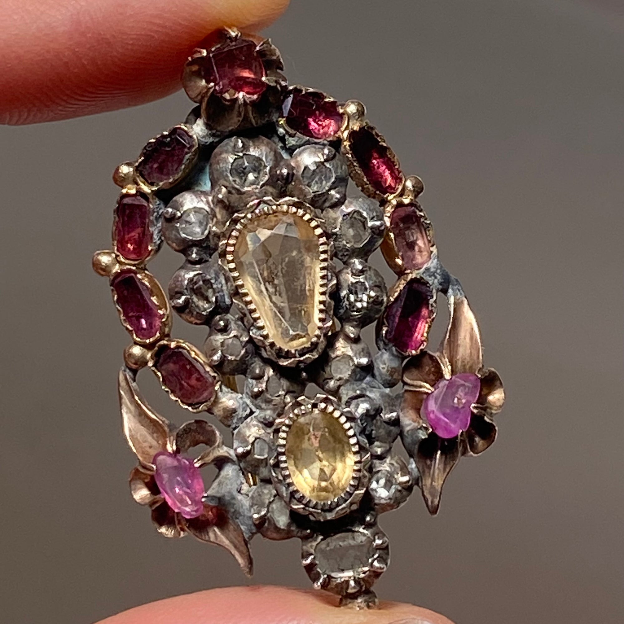 rose cut diamonds
