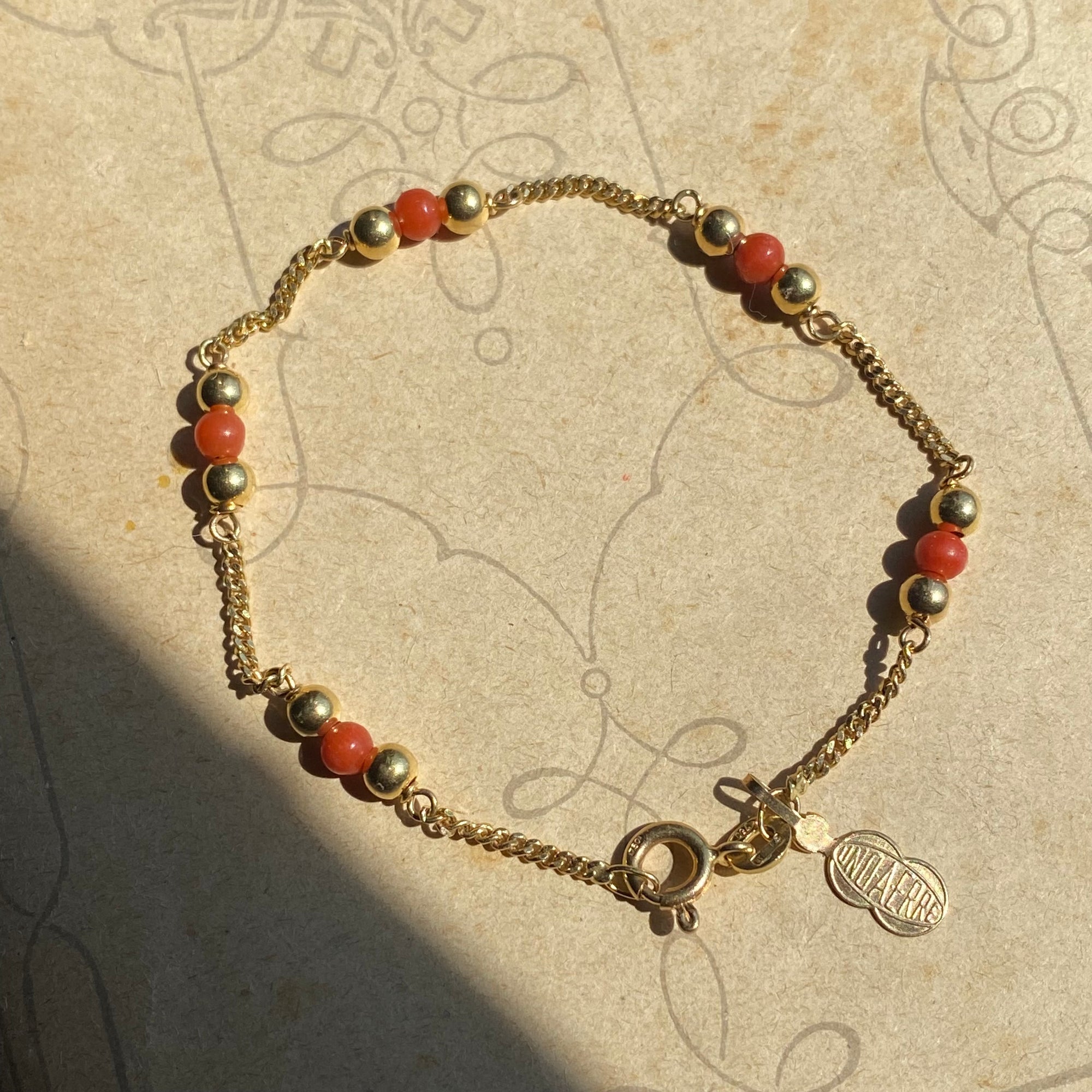 gold station bracelet