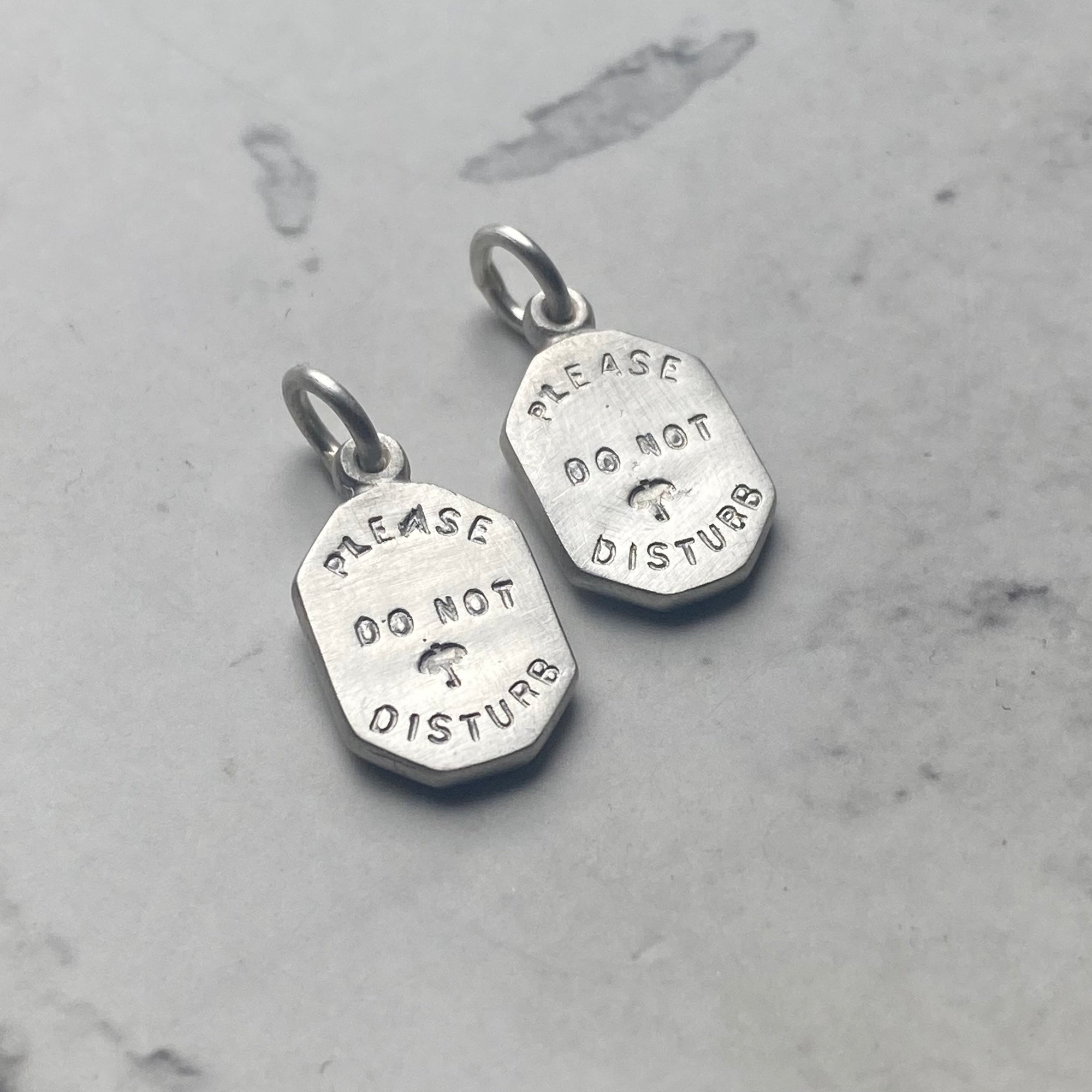 Do Not Disturb Ingot Charm - Silver