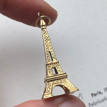 gold Eiffel Tower pendant