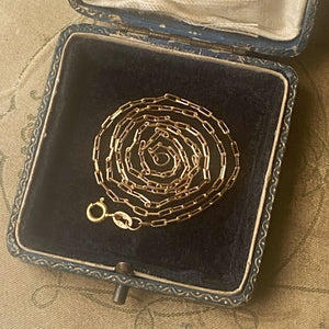 gold paperclip necklace