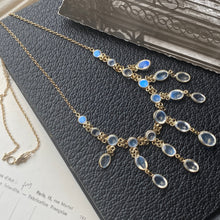 Edwardian moonstone necklace