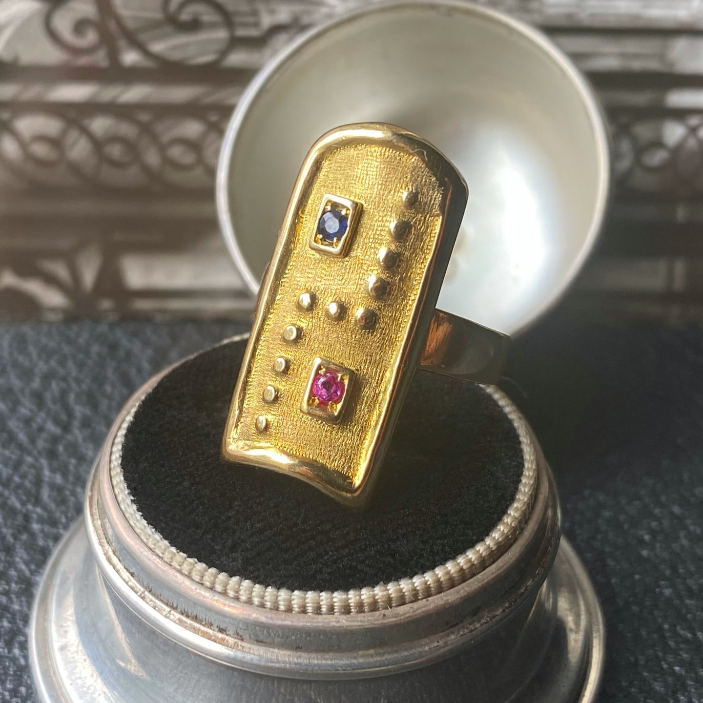 vintage modernist ring