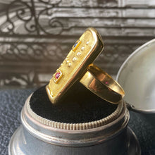 Vintage Italian Modernist Ring - Size 8.75