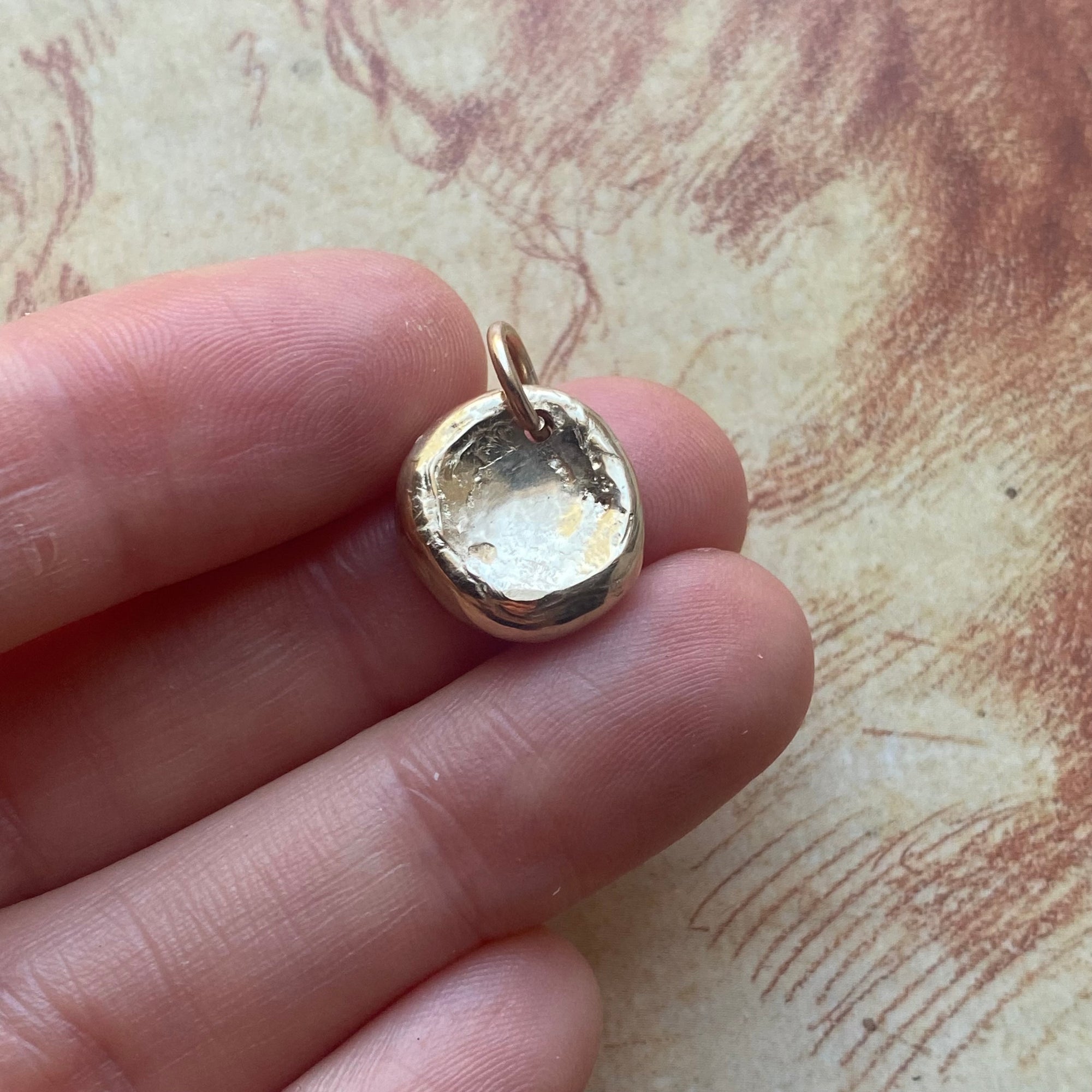 gold worry stone