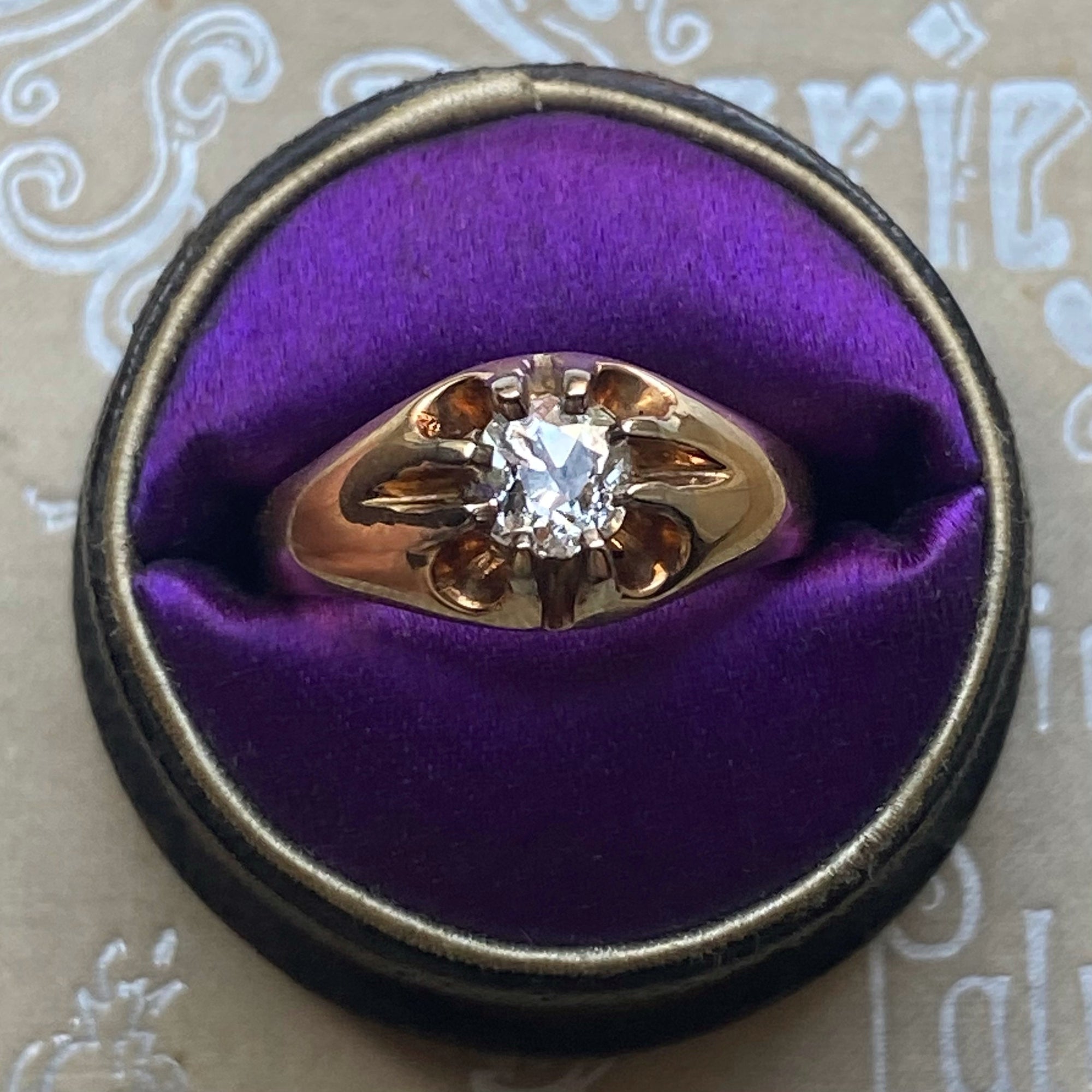 antique belcher ring