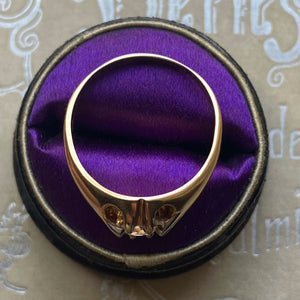 Antique Diamond Belcher Ring - Size 6