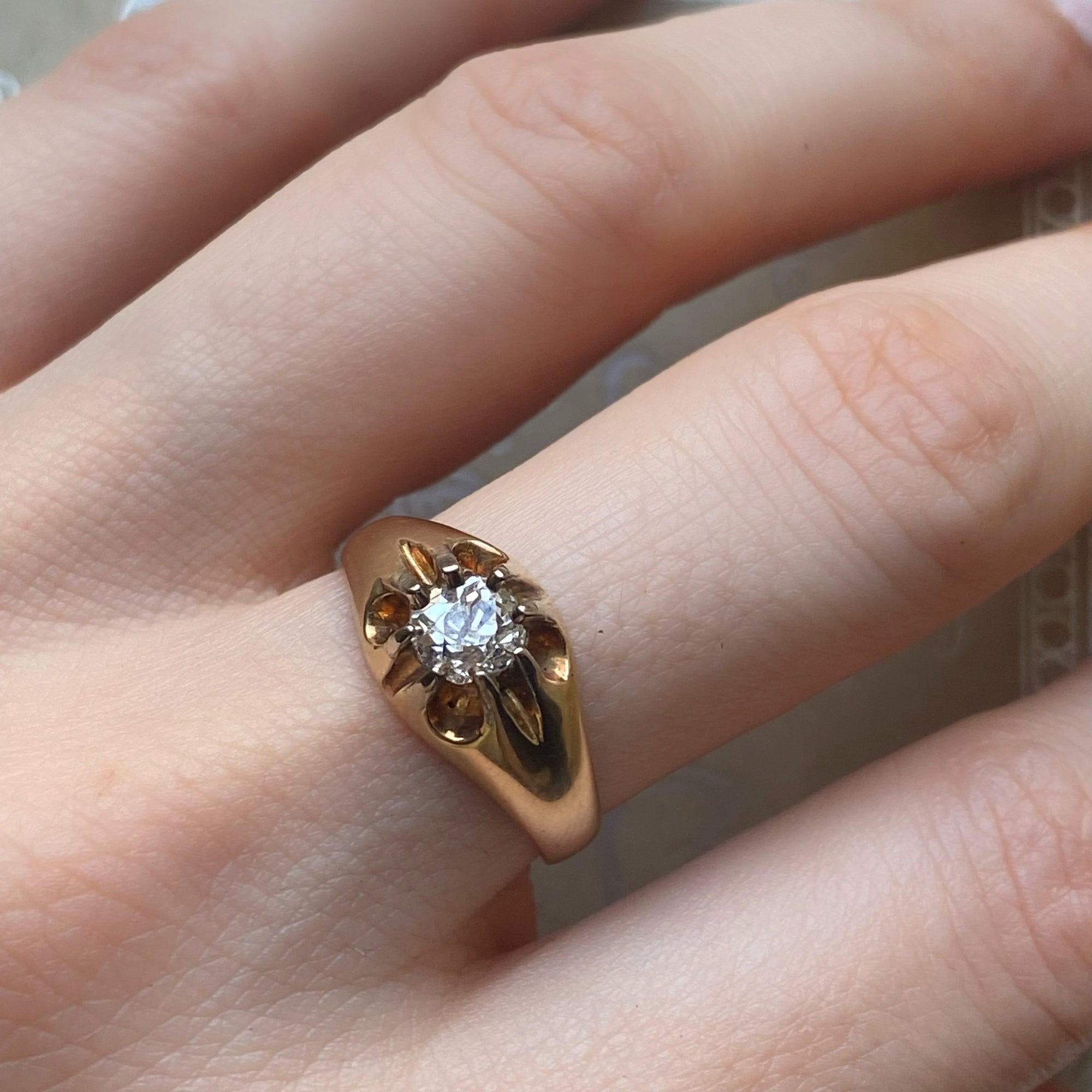 antique diamond ring