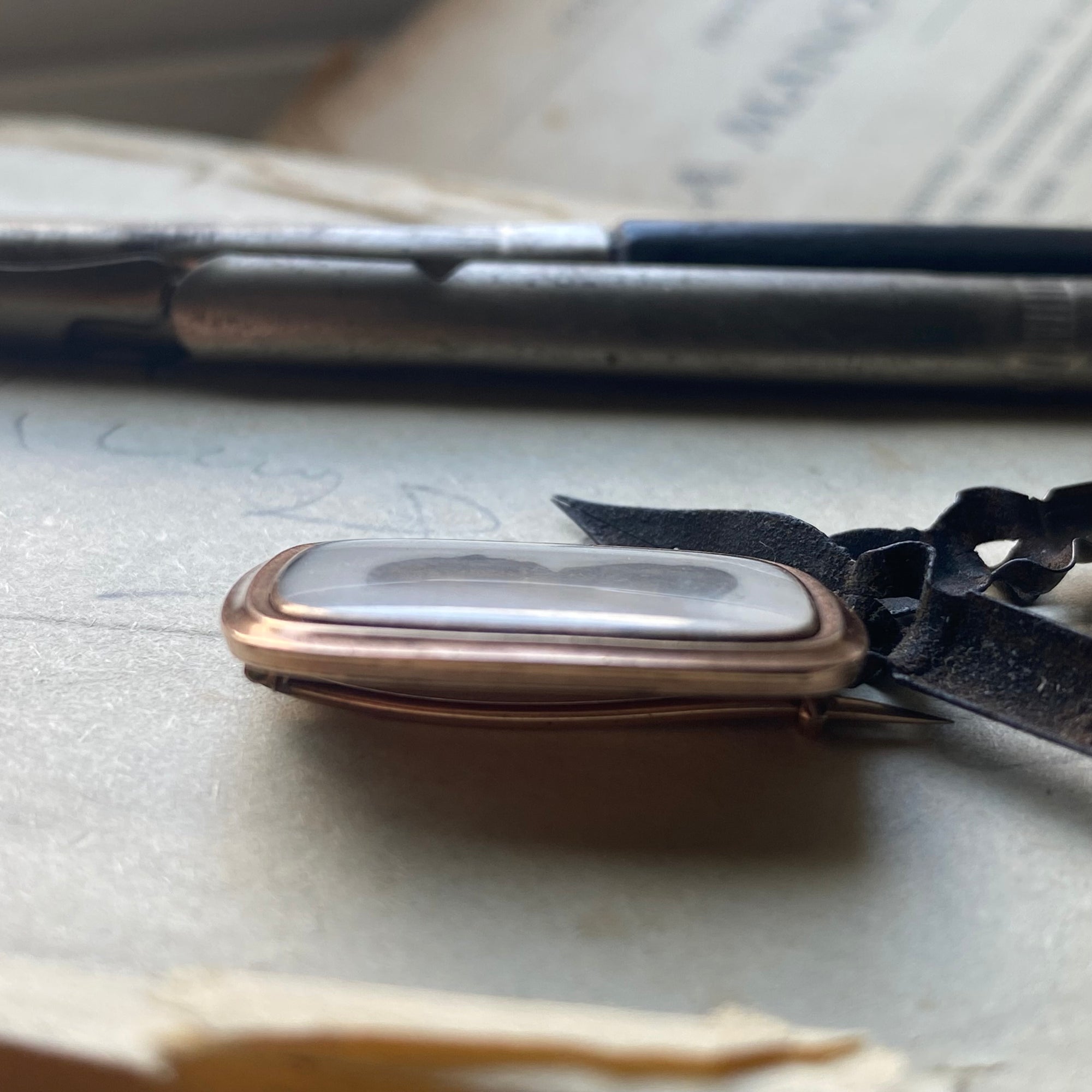 silhouette brooch