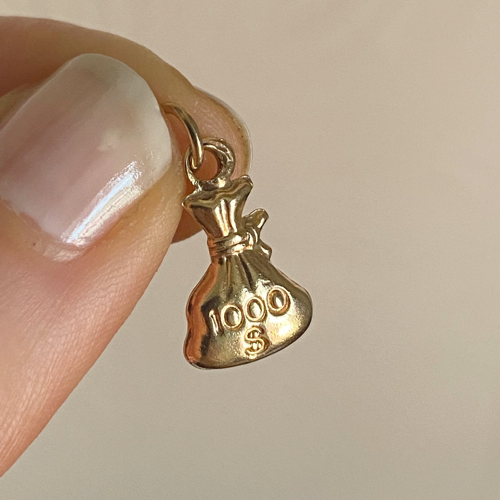 vintage money charm, Toronto vintage jewelry