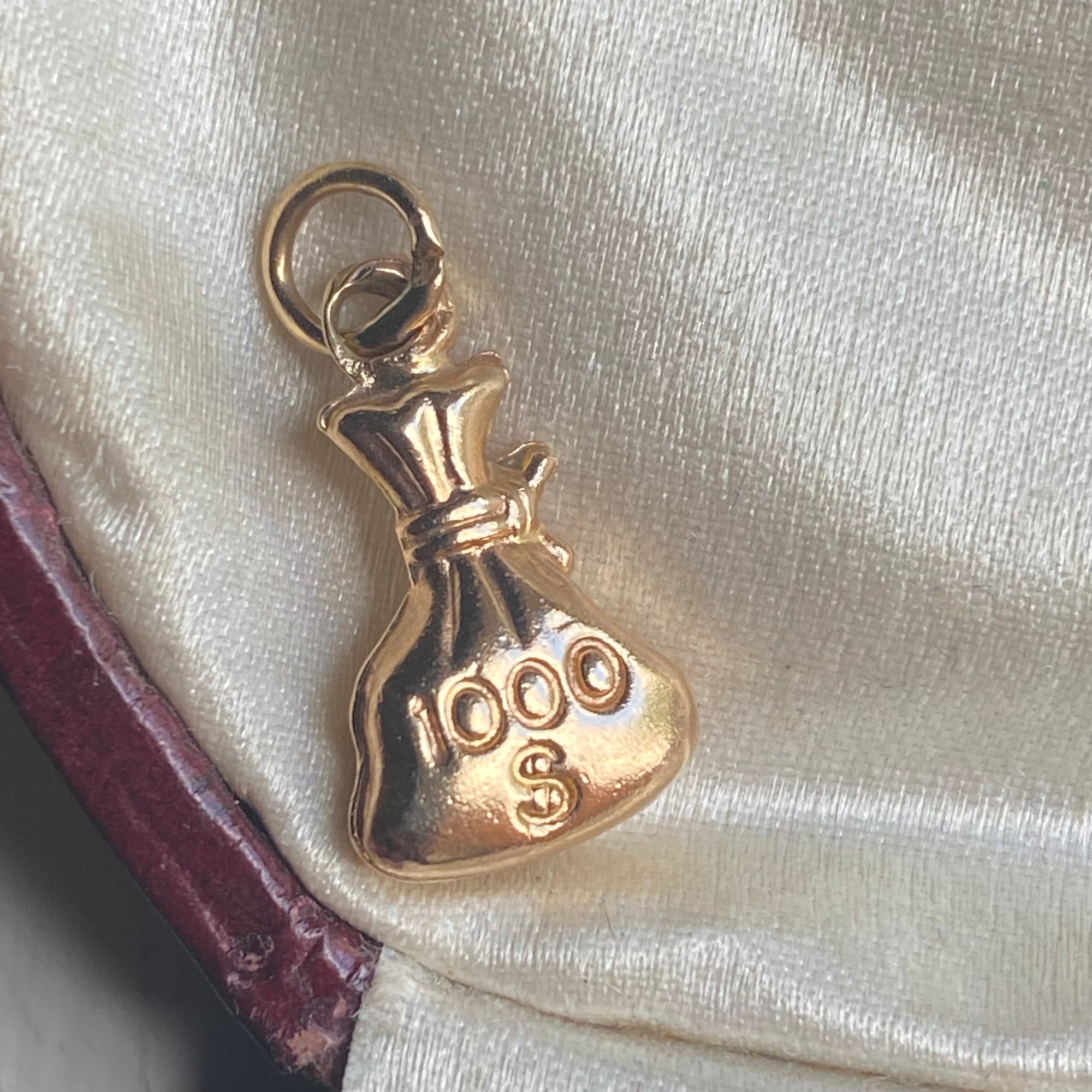 moneybag charm