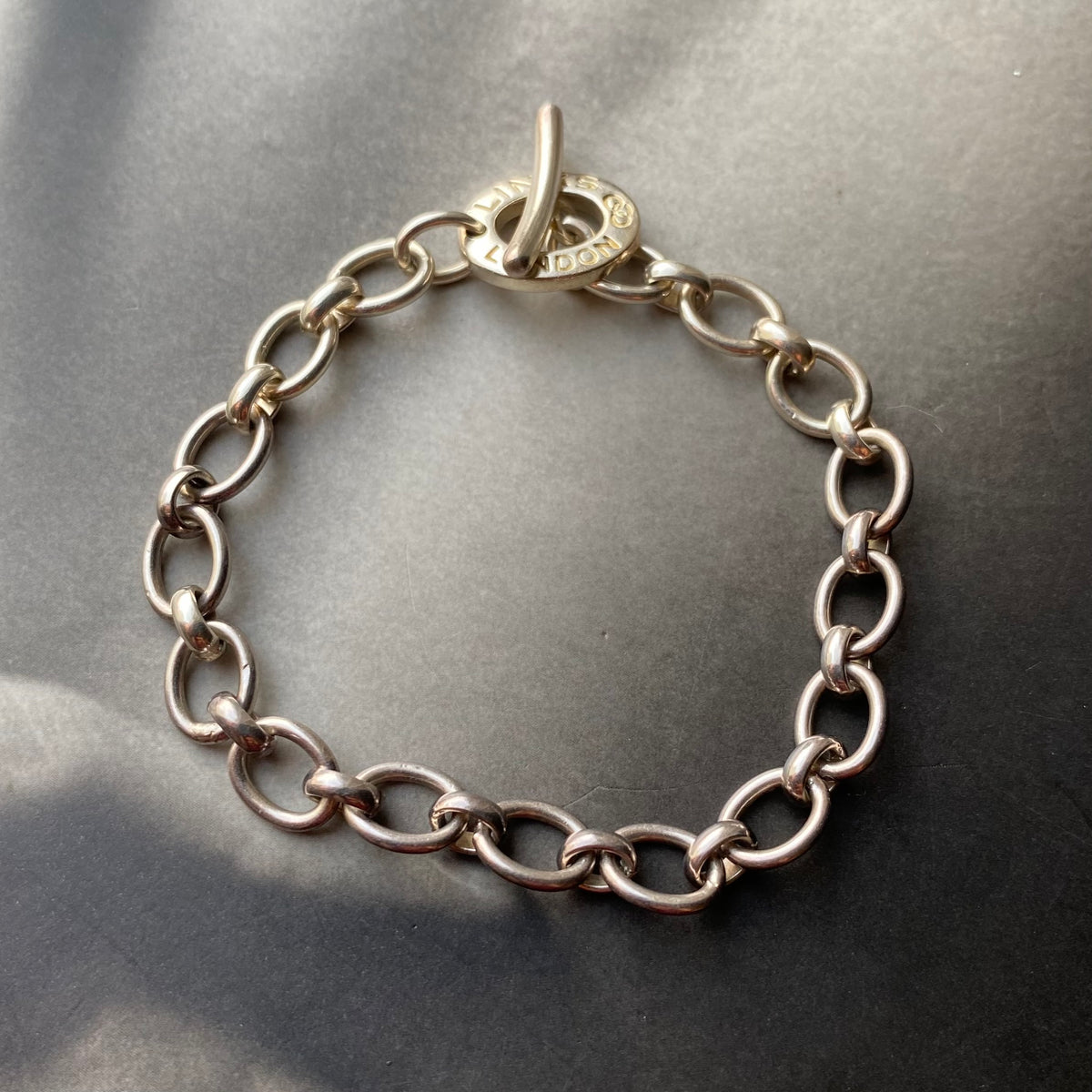 sterling silver charm bracelet