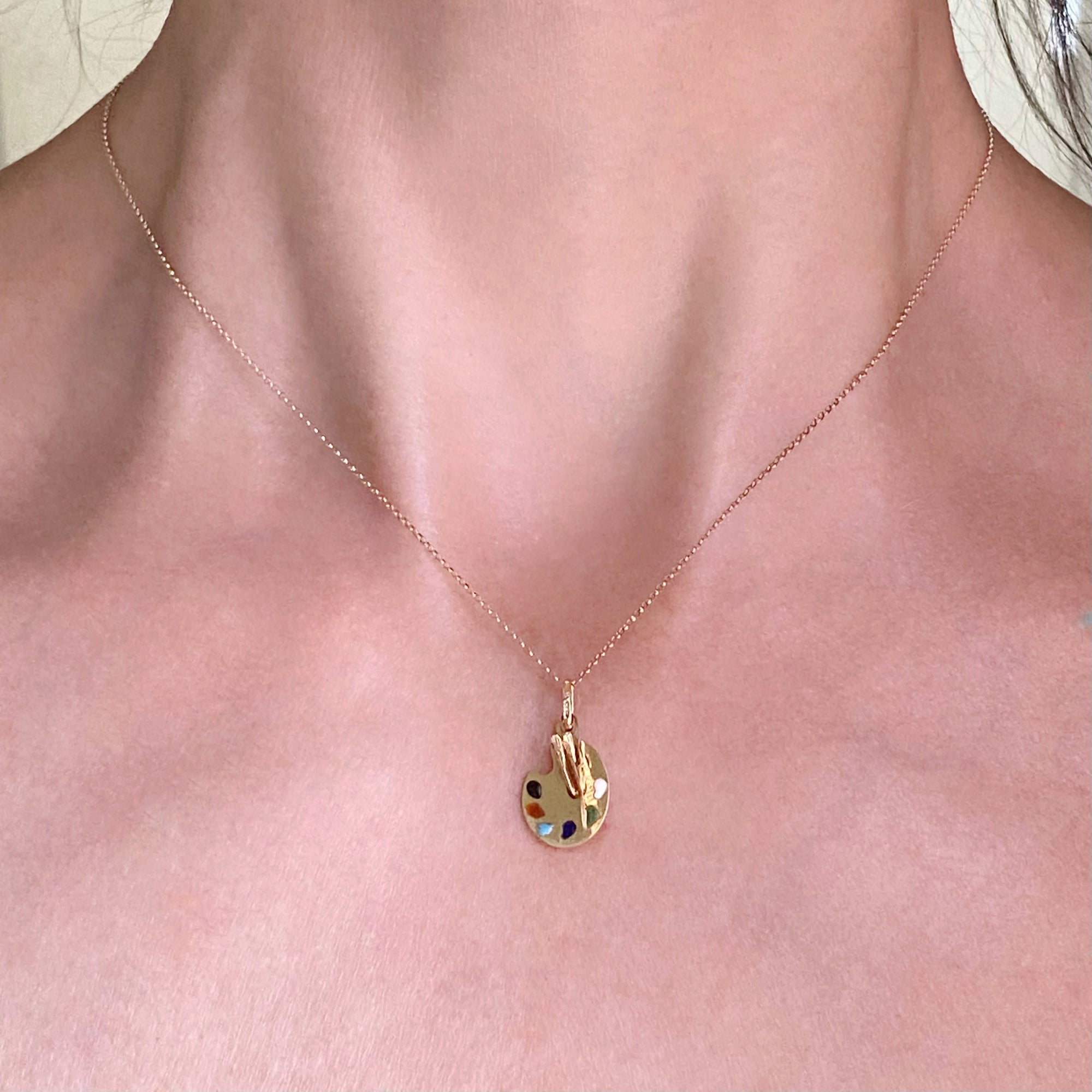 artist's palette charm