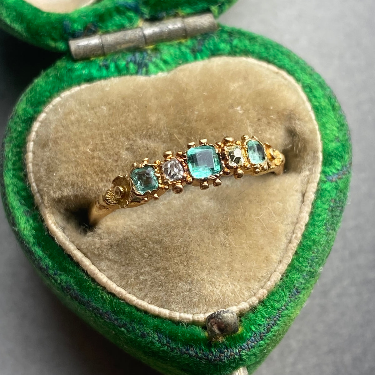 Georgian emerald ring