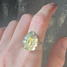 antique chrysoberyl ring