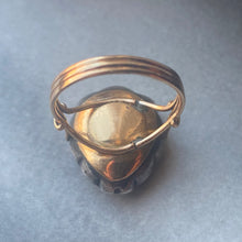 Antique 18th Century Portuguese Chrysoberyl & Minas Novas Ring - Size 7