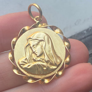 Madonna and child pendant